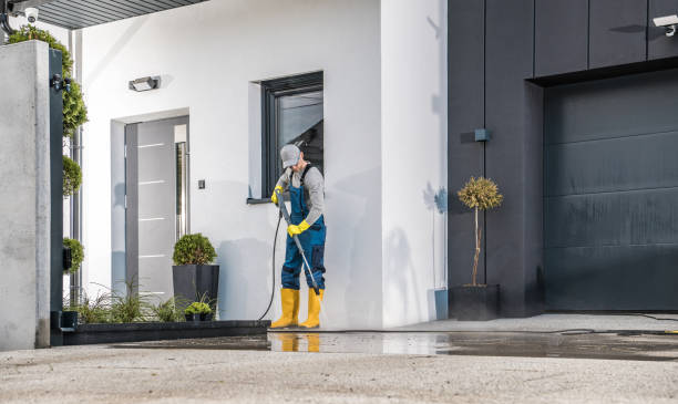 Post-Construction Pressure Washing in Pinehurst, TX